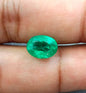 2.80ct Vivid Golden Green Panjshir Emerald , 100% Natural Earth Mined Gemstone