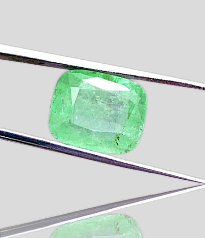 Certified 12.10ct Beautiful Big Size Ethiopian Emerald, 100% Natural Earth Mined Gemstone