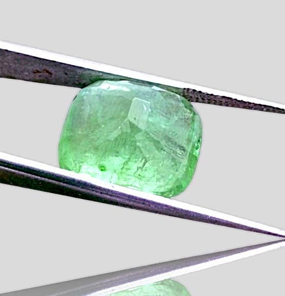 Certified 12.10ct Beautiful Big Size Ethiopian Emerald, 100% Natural Earth Mined Gemstone