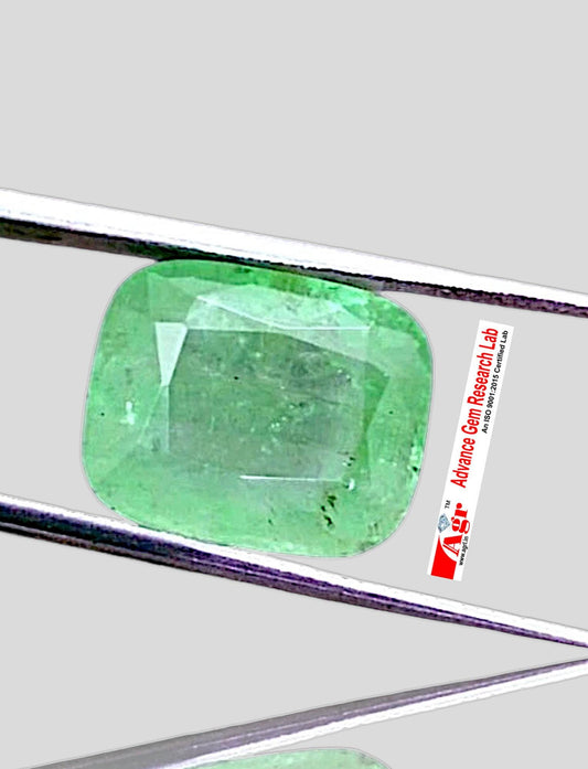 Certified 12.10ct Beautiful Big Size Ethiopian Emerald, 100% Natural Earth Mined Gemstone