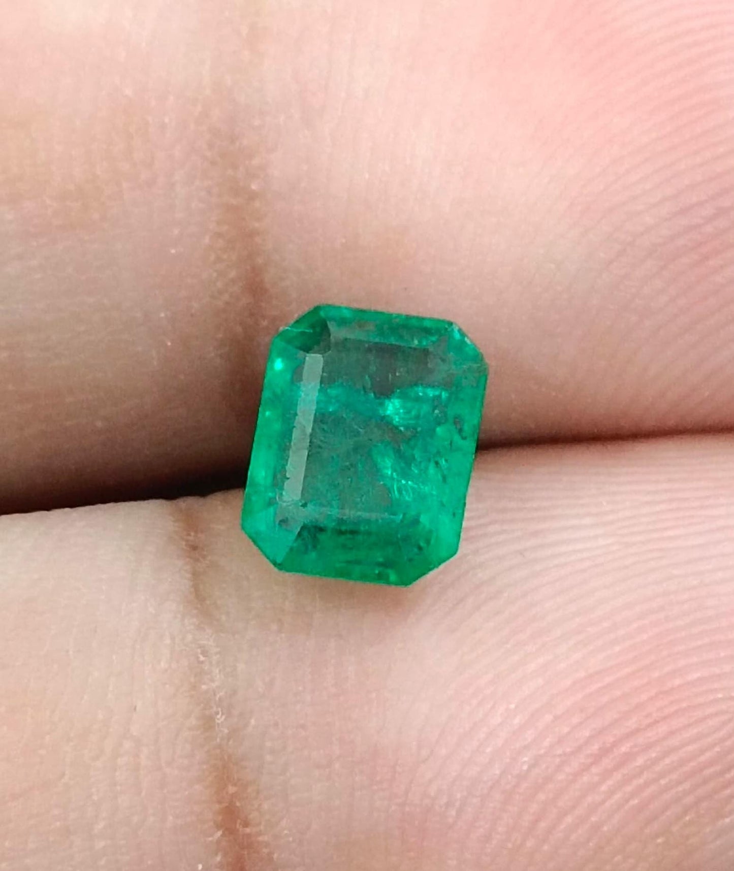 1.42ct Deep Green Swat Emerald, 100% Natural Earth Mined Gemstone