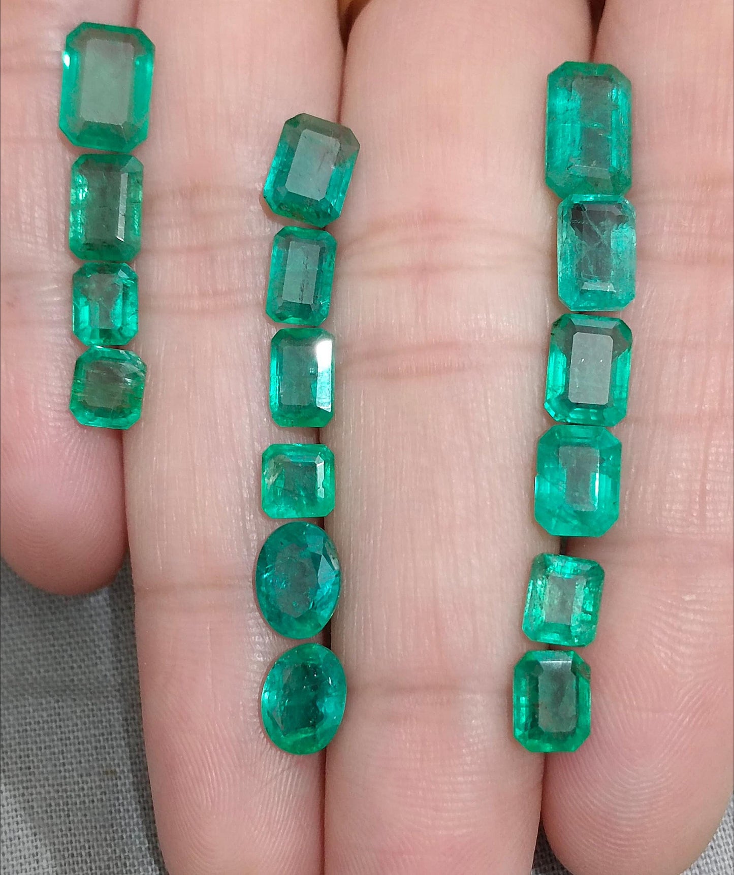 15.48ct Nice Quality Emerald Parcel, 100% Natural Gemstones