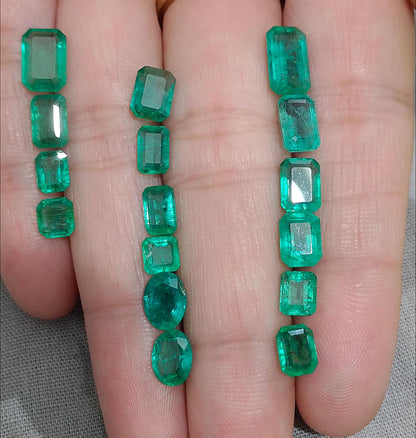 15.48ct Nice Quality Emerald Parcel, 100% Natural Gemstones