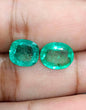 6.71ct/ 2 pcs Zambian Emeralds , 100% Natural Earth Mined Gemstones.