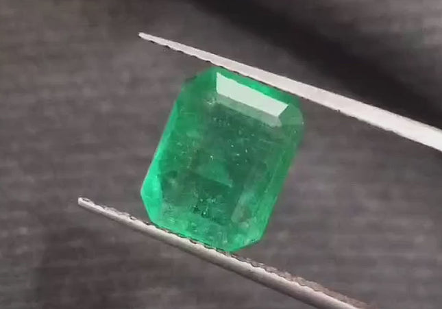2.39ct Fine Quality Panjshir Emerald Certified by GSI