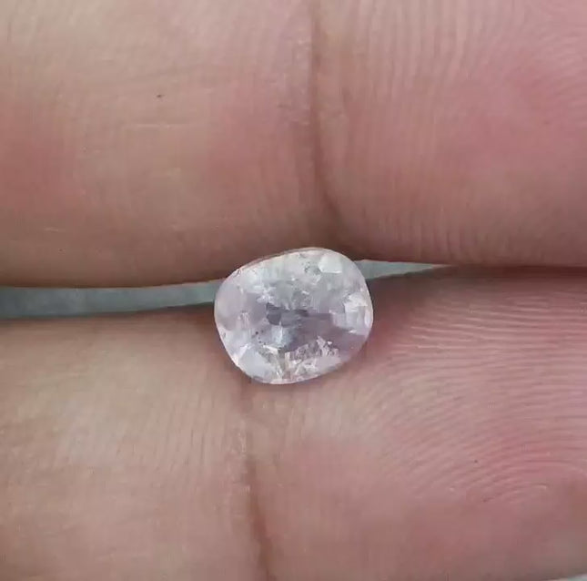 Certified 2.26 Natural Untreated Pink Sapphire.
