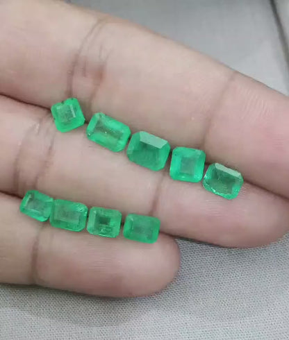 10.80ct Zambian Emerald Parcel, 100% Natural Gemstone