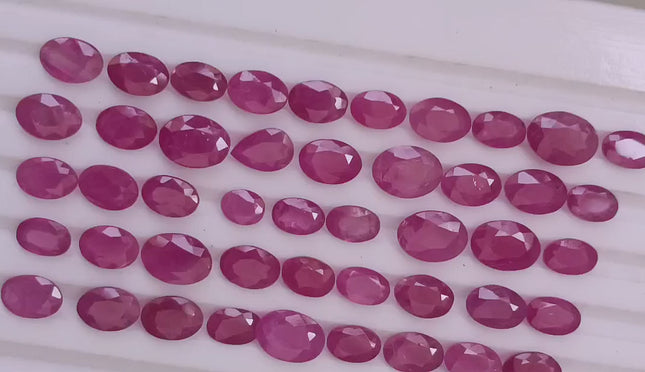 38.03ct Natural Untreated Ruby Parcel.