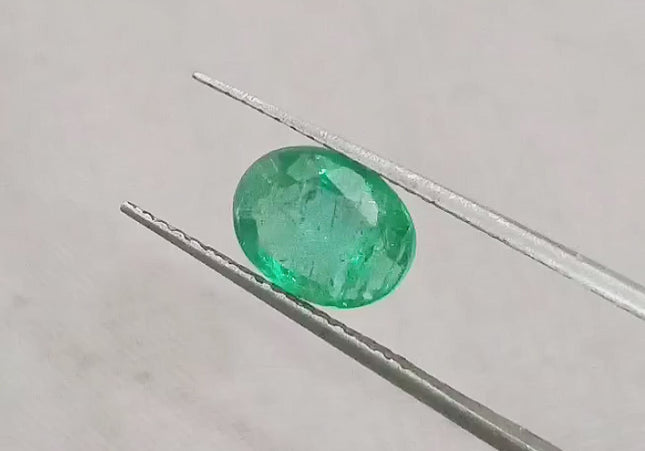 1.40ct Zambian Emerald GSI Certified