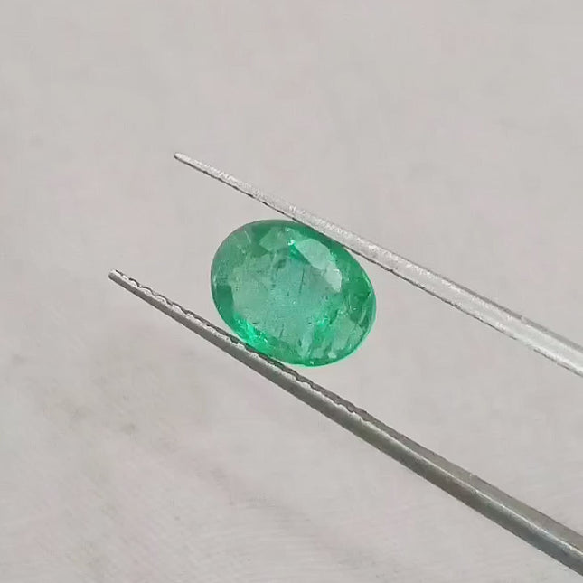 1.40ct Zambian Emerald GSI Certified