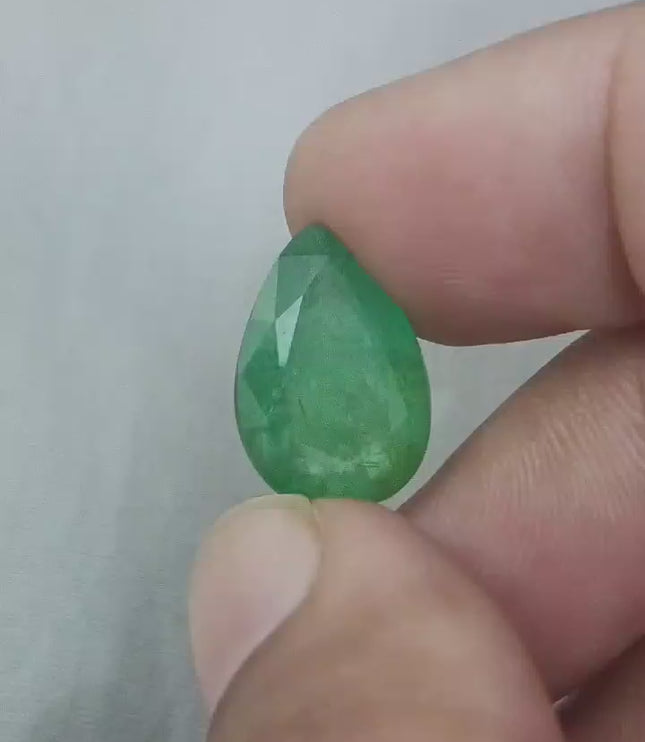 10.83ct Zambian natural emerald.