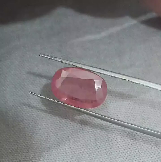 IGI Certified 3.29ct Natural Padparadscha Sapphire