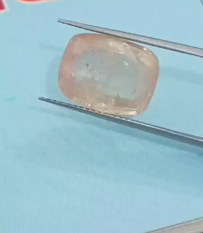 IGI Certified 6.38ct Unheated Padparadscha Sapphire