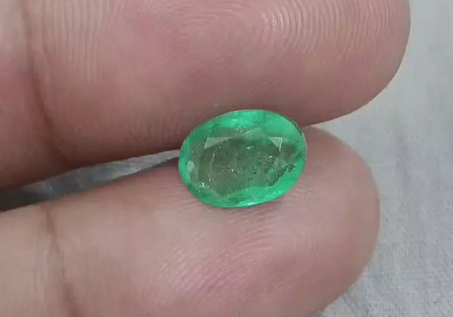 GSI Certified 2.67ct Zambian Emerald