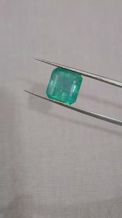 3.53ct Zambian Emerald, 100% Natural Earth Mined Gemstone