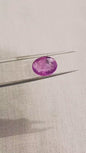 GSI Certified 2.13ct Purple Ceylon Sapphire , 100% Natural Untreated Gemstone