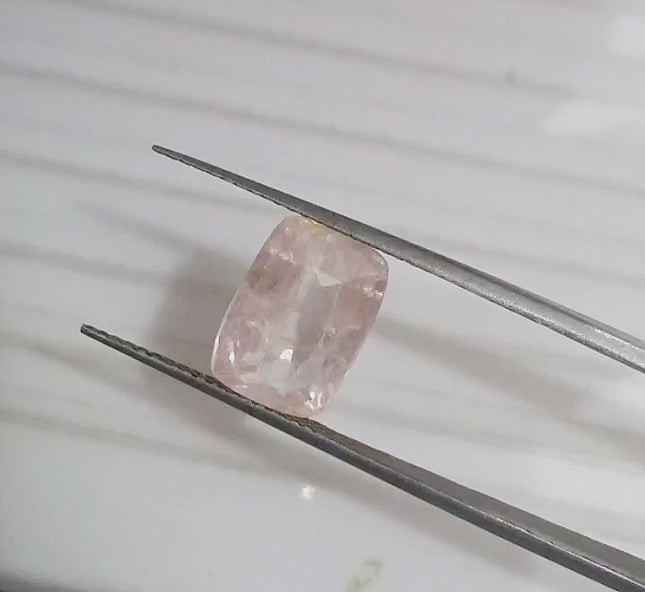 IGI Certified 3.65ct Natural Untreated Padparadscha Sapphire
