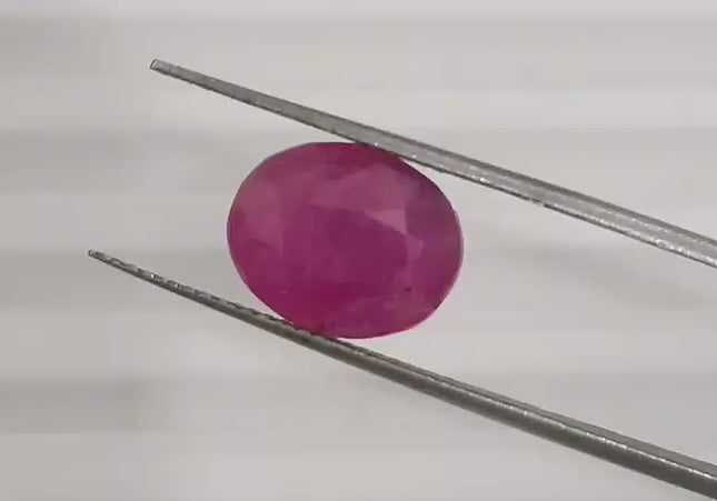 4.18ct Mozambique Ruby, Natural Untreated Gemstone