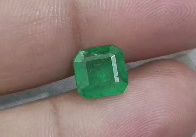 2.34ct Zambian Emerald GSI Certified