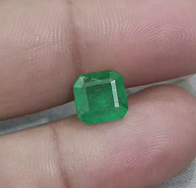 2.34ct Zambian Emerald GSI Certified