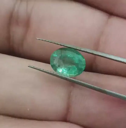 1.84ct Zambian Emerald, 100% Natural Earth Mined Gemstone