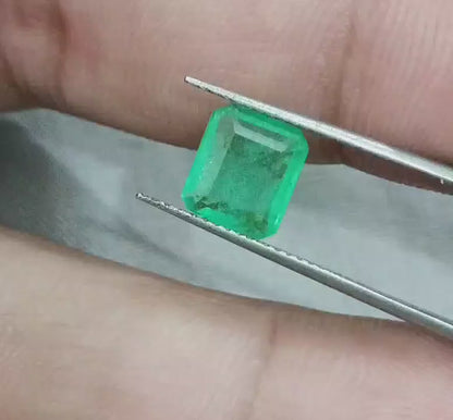 1.75ct Zambian Emerald, 100% Natural Earth Mined Gemstone