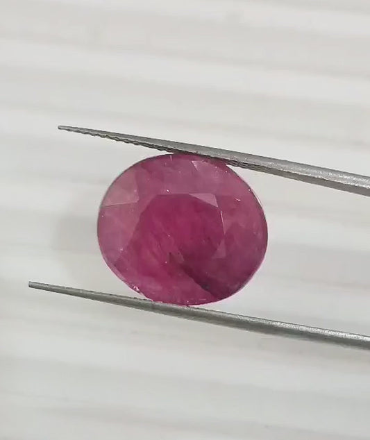 12.83ct Mozambique Ruby, Natural Untreared Gemstone