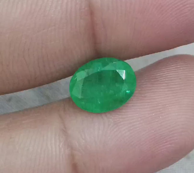 2.78ct Swat Emerald, Medium Deep Green Natural Loose Gemstone