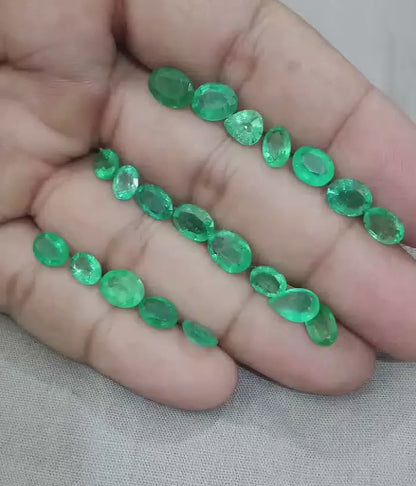 21.66ct Emerald Parcel, 100% Natural Emeralds