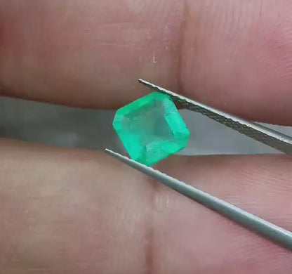 1.46ct Zambian Emerald, 100% Natural Earth Mined Gemstone