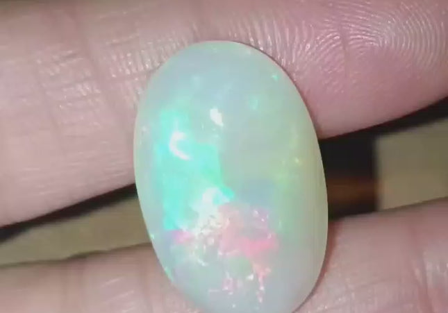 12.73ct Ethiopian Welo Mine Opal , Natural Untreated Gemstone