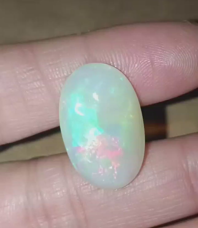 12.73ct Ethiopian Welo Mine Opal , Natural Untreated Gemstone