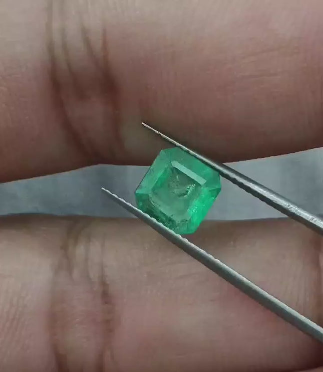 1.68ct Zambian Emerald, Natural Earth Mined Gemstone
