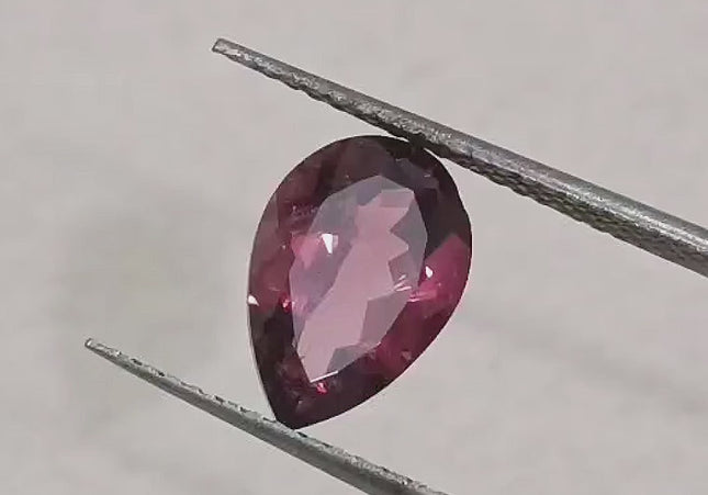 1.93ct Rubellite tourmaline certified by GSI