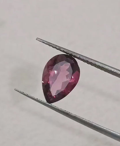 GSI Certified 1.93ct Rubellıte Tourmaline, 100% Natural Untreated Gemstone