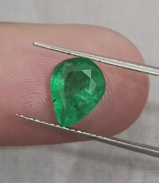 Certified 1.83ct Natural  Zambian Emerald.