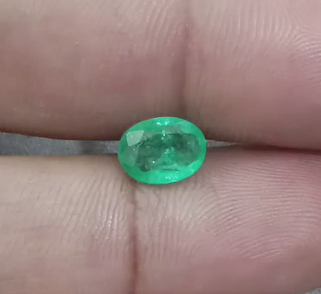 1.42ct Certified Zambian Natural Emerald