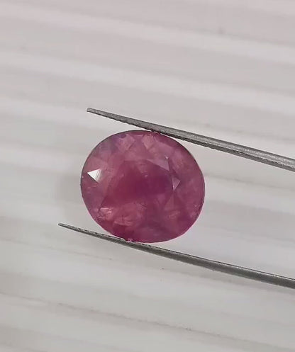 10.00ct Mozambique Ruby, 100% Natural Untreated Gemstone