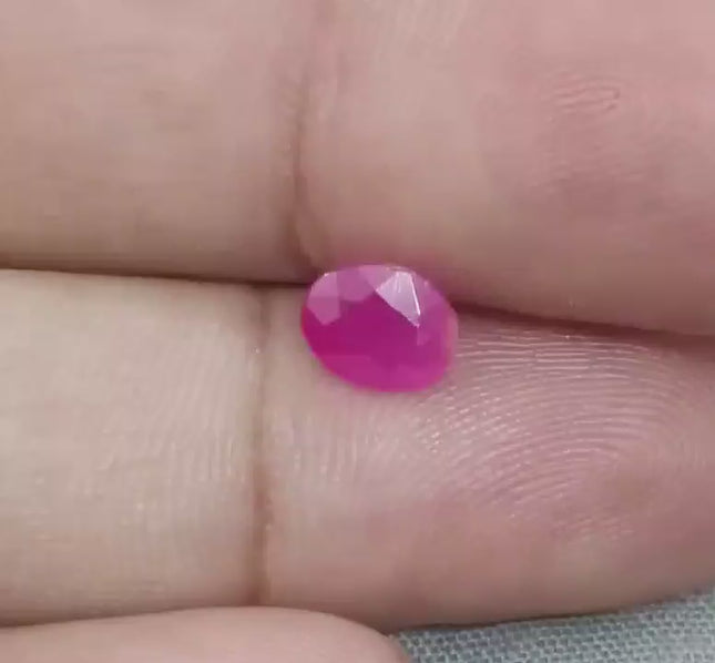1.30ct Natural Untreated Mozambique Ruby.