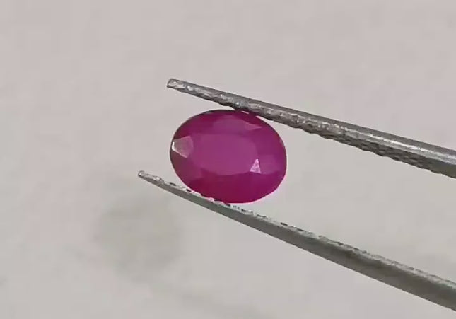 0.71ct Mozambique Ruby, Natural Untreated Gemstone