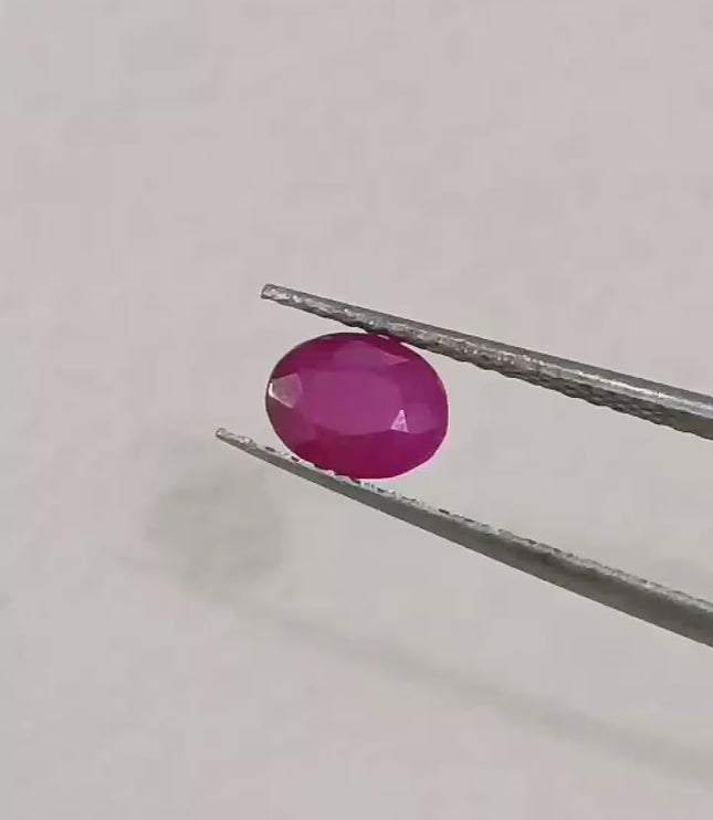 0.71ct Mozambique Ruby, Natural Untreated Gemstone