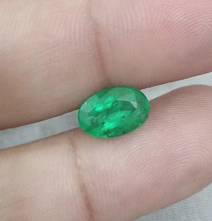 2.40ct Vivid Deep Green Swat Emerald, 100% Natural Gemstone