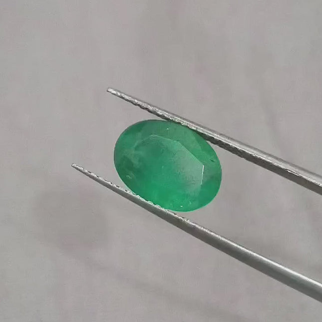 2.79ct Zambian Emerald GSI Certified Natural Gemstone