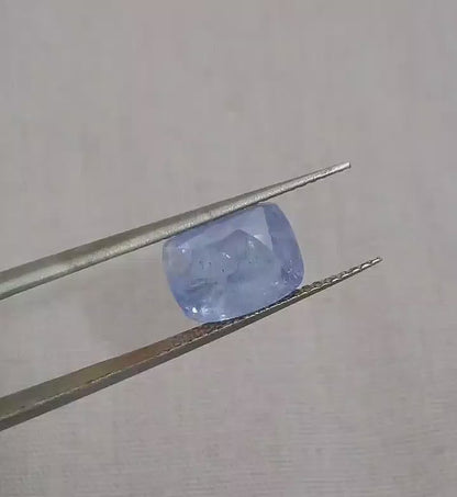 GSI Certified 4.59ct Blue Ceylon Sapphire, 100% Natural untreated Gemstone