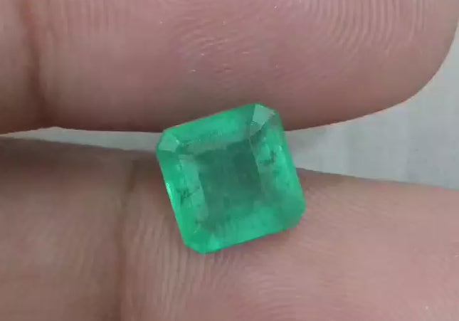 2.45ct Zambian Emerald, Natural Earth Mined Gemstone