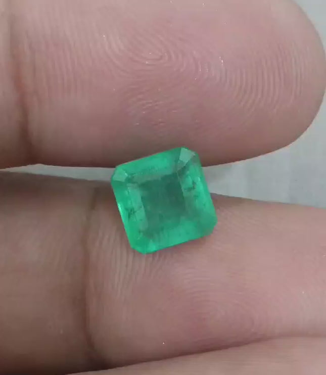 2.45ct Zambian Emerald, Natural Earth Mined Gemstone