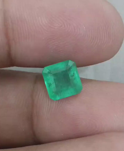 2.45ct Zambian Emerald, 100% Natural Earth Mined Gemstone