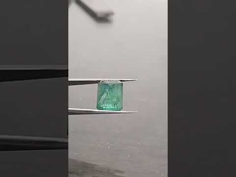 Zambian Emerald 8.22ct Certified Natural Octagon Cut Stone