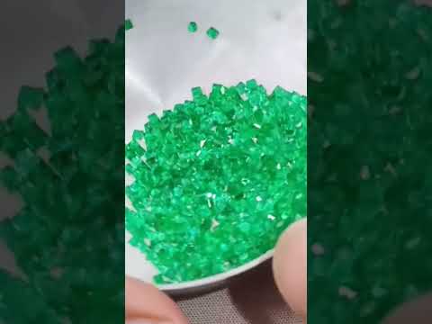 Emerald Lot Calibrated 15.42ct Princess Cut Vivid Medium Deep Green Gemstones