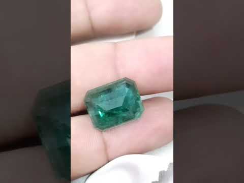 16.71ct Natural Emerald Deep Forest Green AGRL Certified Octagon Cut Loose Gemstone